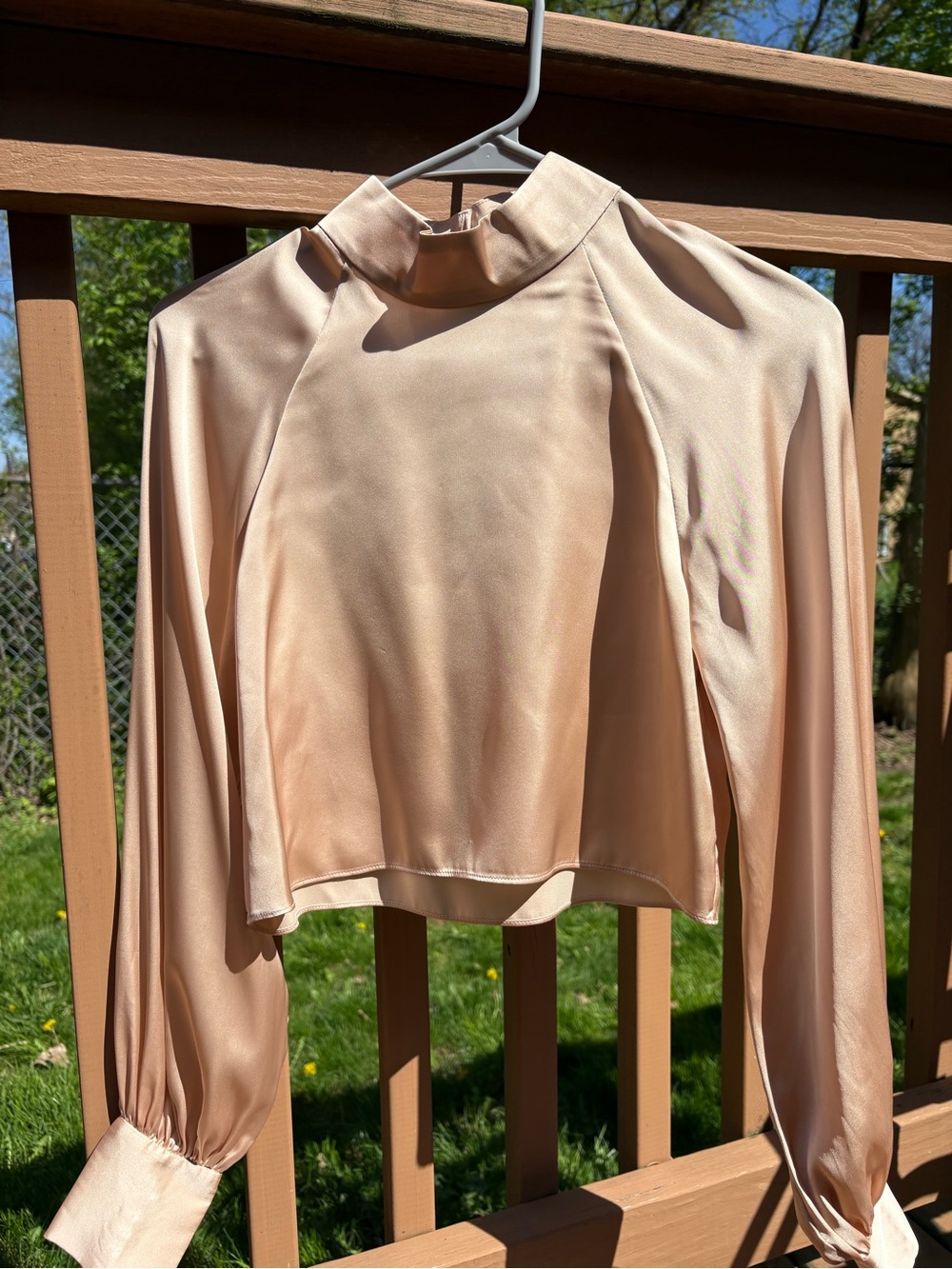 L'Academie • The Joli Crop Top in Ivory Cream XS